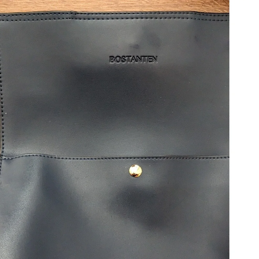 BOSTANTEN Navy Blue Hobo Bag‎ Colorful Strap Shoulder Bag Purse